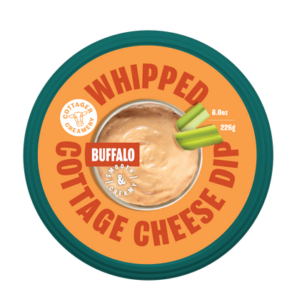 Buffalo Whipped Cottage Cheese Dip