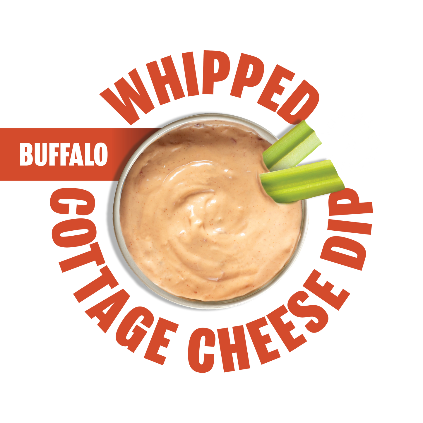 Buffalo Whipped Cottage Cheese Dip